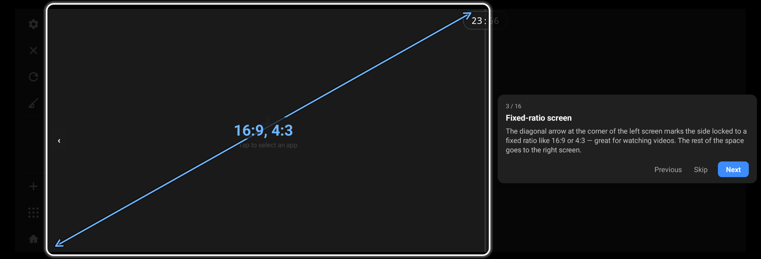 Flexible Split Ratios